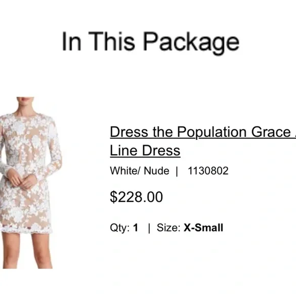 Dress The Population - XS - Picture 3 of 7